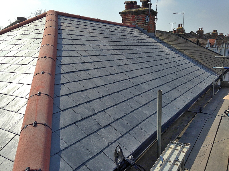 Completed roof renewal